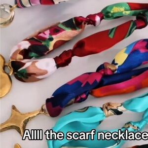 - Colorful Scarf Necklaces Hand made